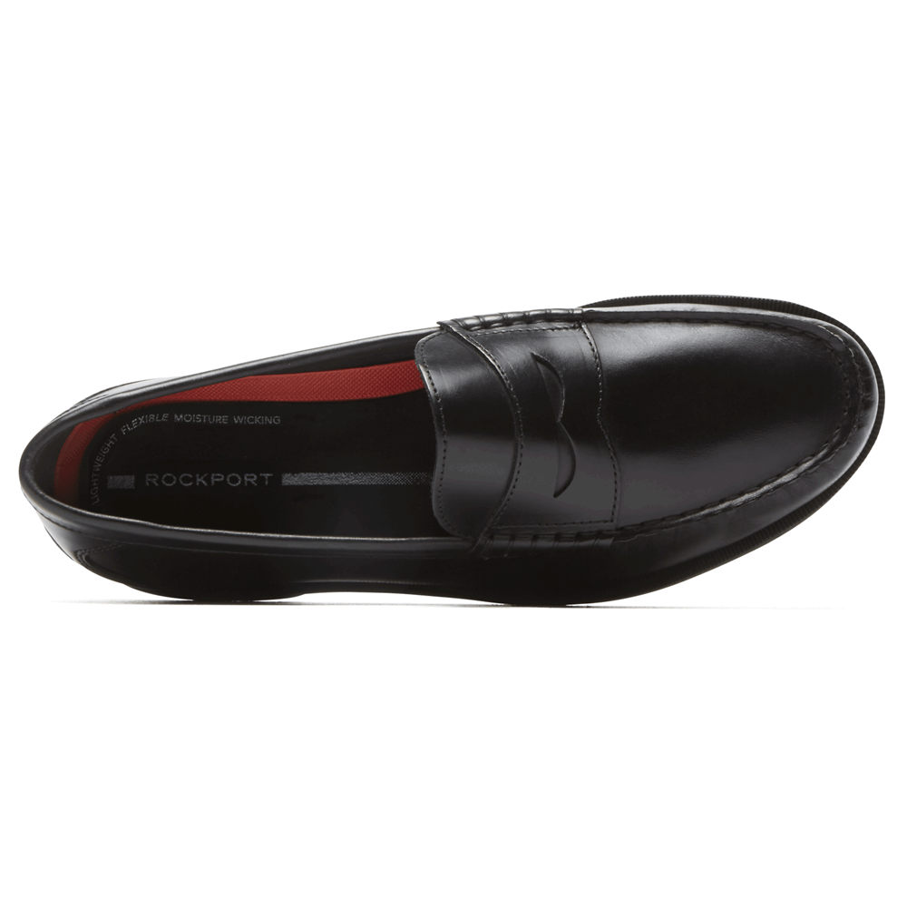 Rockport Singapore Mens Loafers - Modern Prep Penny Black - PM9831074